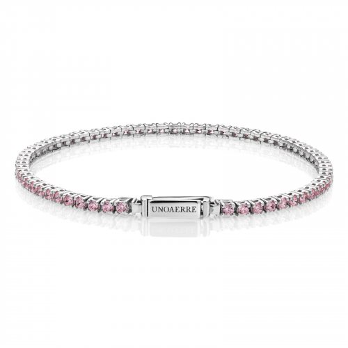 Bracciale con ciondolo quadrifoglio e zirconi | Gioielli
